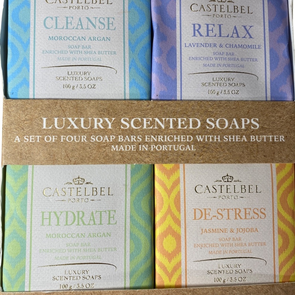 Castelbel 4 pack luxury soap bundle